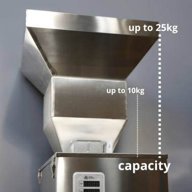Automatic Scale Hopper Extension