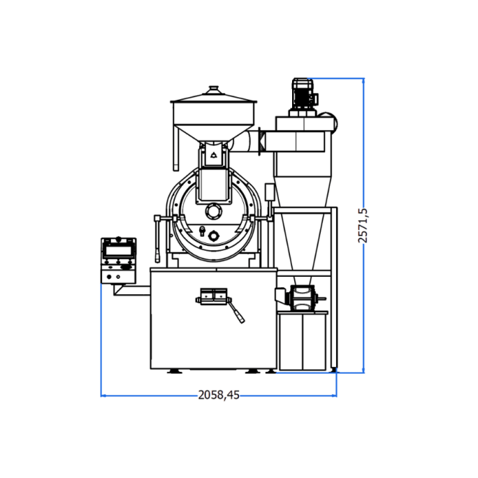Coffee Roaster CMS-30 | 30kg Gas Roaster - Automatic #4