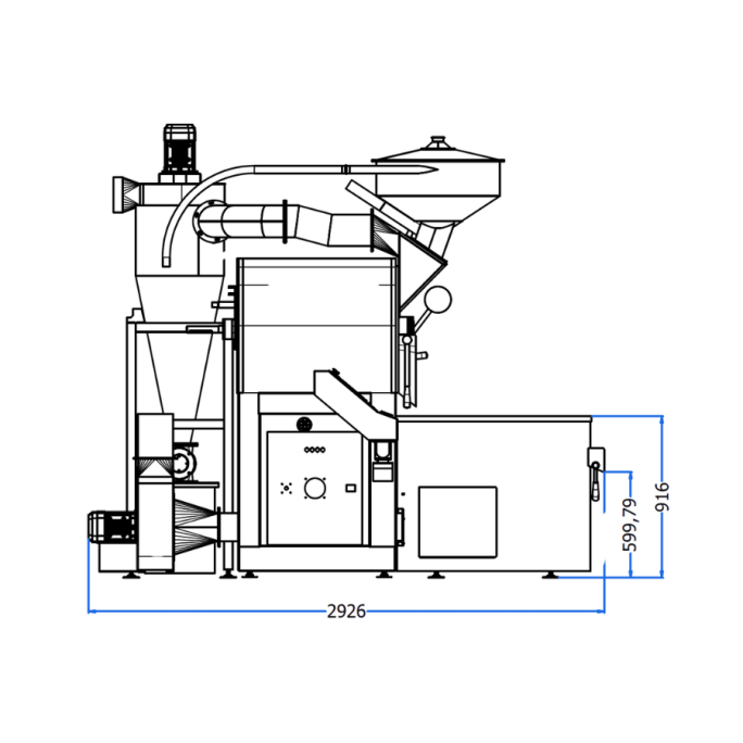Coffee Roaster CMS-30 | 30kg Gas Roaster - Automatic #5