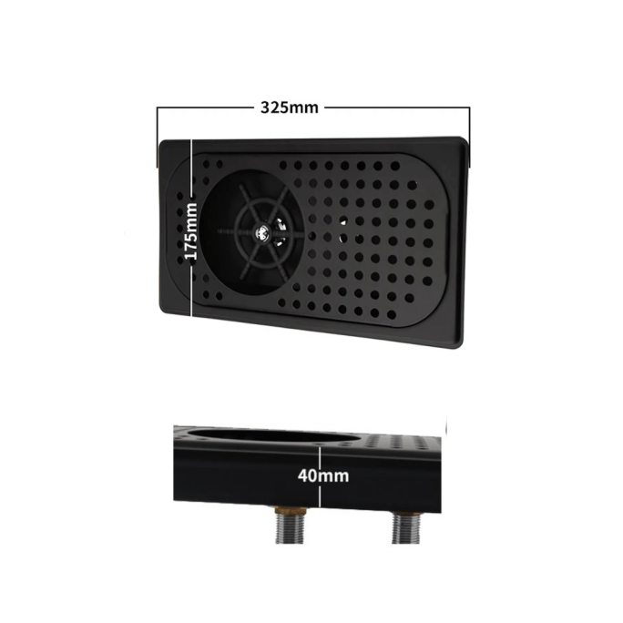 Countertop Pitcher Rinser R320 | Black #3