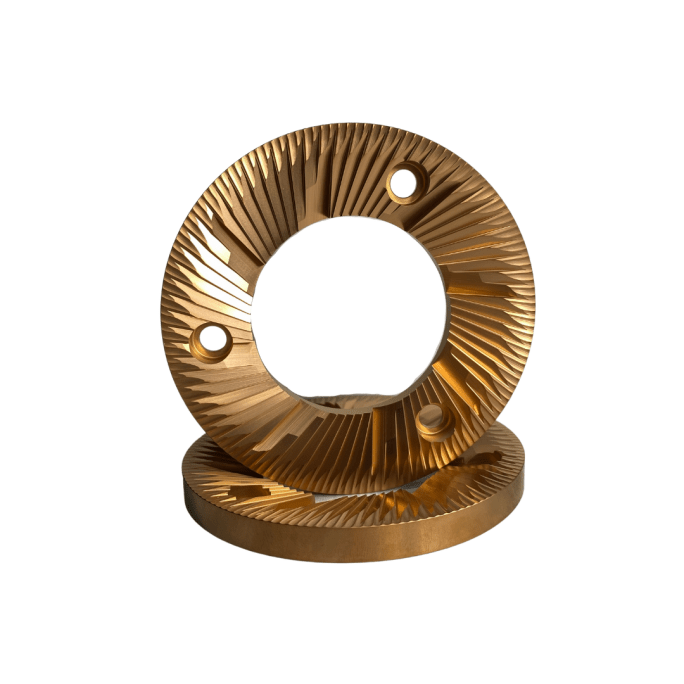 SSP 98mm (EK43 Ultra Low Uniformity) Red Speed coated burrs #1