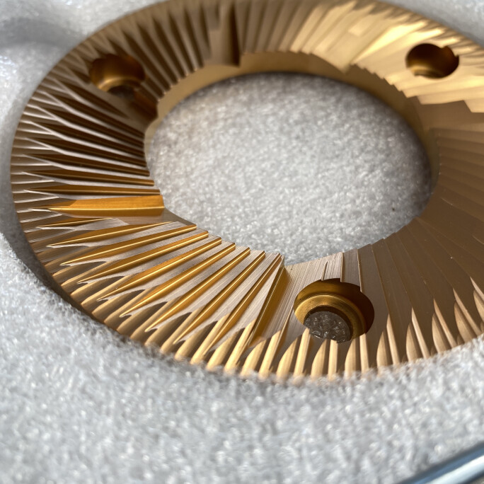 SSP 98mm (EK43 Ultra Low Uniformity) Red Speed coated burrs #2